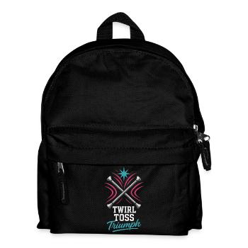 Baton Twirler Majorette Captain Squad Club - Kids' Backpack - black - Front