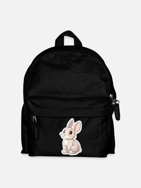 Hase - Kinder Rucksack - Schwarz