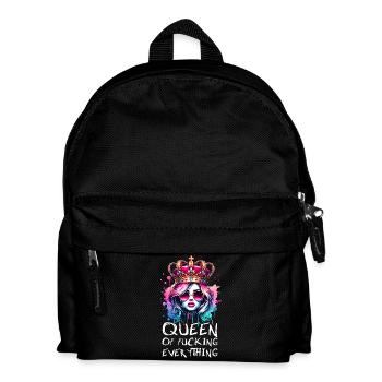 Reine de tout avec de l’attitude et du style - Sac à dos Enfant - noir - Devant
