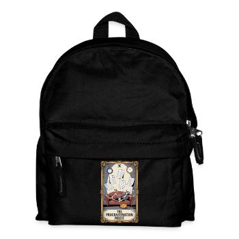 The Procrastination Priest Skeleton Procrastination - Kids' Backpack - black - Front