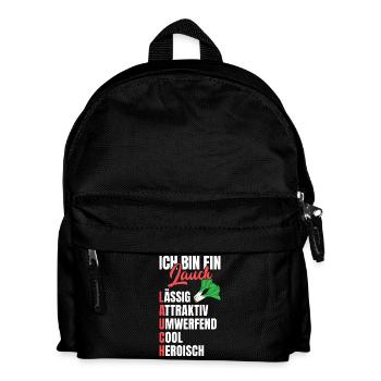 Gym I'M A LEEK CASUAL ATTRACTIVE STUNNING - Kids' Backpack - black - Front