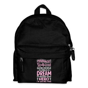 Apothekerin Freundin Heldin Apothekenhelferin - Kinder Rucksack - Schwarz - Vorne