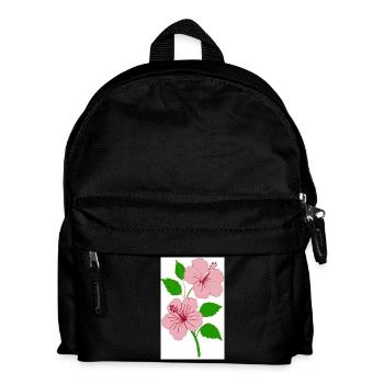hibiscus - Kids' Backpack - black - Front