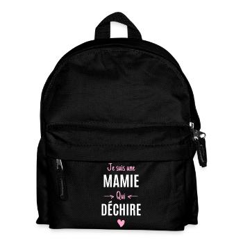 Humour Mamie Cadeau Grand-Mère Original - Sac à dos Enfant - noir - Devant
