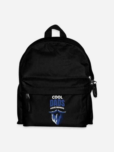 Coole Väter Haben Bärte - Kinder Rucksack - Schwarz