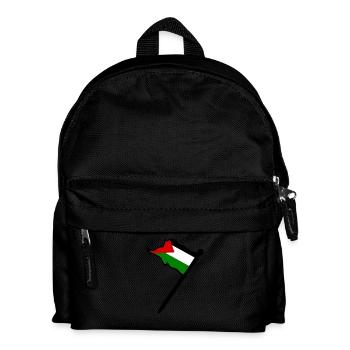 Free palestine - Sac à dos Enfant - noir - Devant
