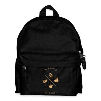 In fruits we trust - Kinder Rucksack - Schwarz - Vorne