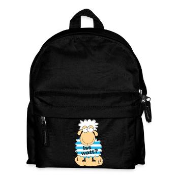 Iss watt? - Kinder Rucksack - Schwarz - Vorne