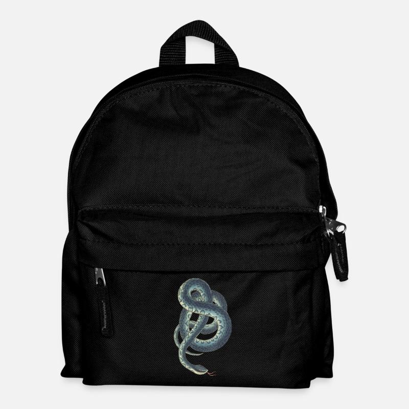 Schlange - Kinder Rucksack - Schwarz