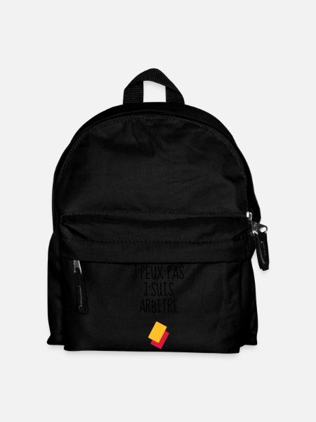 Arbitre / Arbitrage / Sport / Sifflet - Sac à dos Enfant - noir