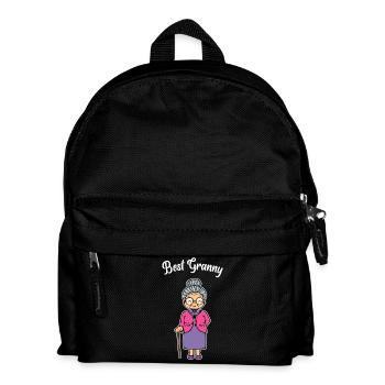 Oma Großmutter Beste Omi Sehschwäche Brille Spruch - Kinder Rucksack - Schwarz - Vorne