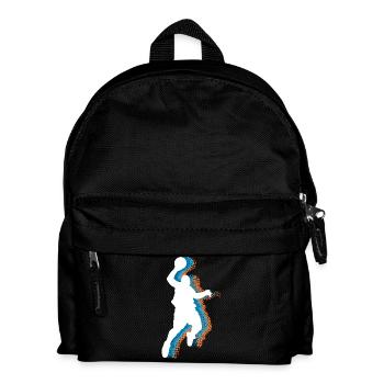 Basketball basketball players - Kids' Backpack - black - Front