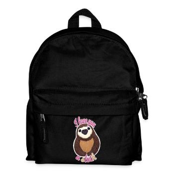 Sloth Declaration of Love - Kids' Backpack - black - Front
