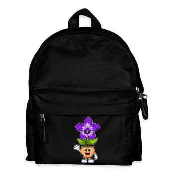 Orchidée drôle - Sac à dos Enfant - noir - Devant