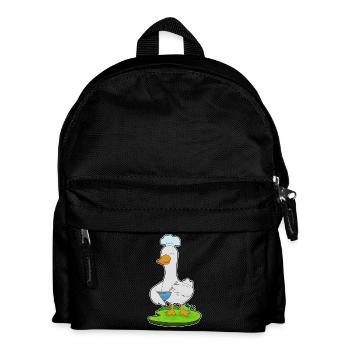 Cuisson dans un bol de cuisson de canard - Sac à dos Enfant - noir - Devant