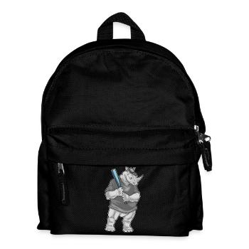 Rhino Baseball Baseball Bat - Kids' Backpack - black - Front