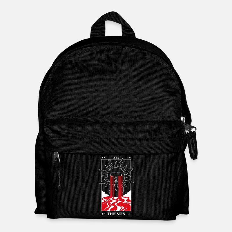 The Sun Tarot – Dark Occult Art - Kinder Rucksack - Schwarz