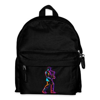 90s saxophone player - Kids' Backpack - black - Front