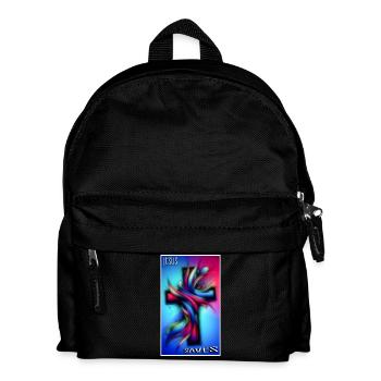 Jesus saves - Kids' Backpack - black - Front