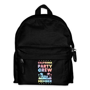 California Party Crew - Kids' Backpack - black - Front