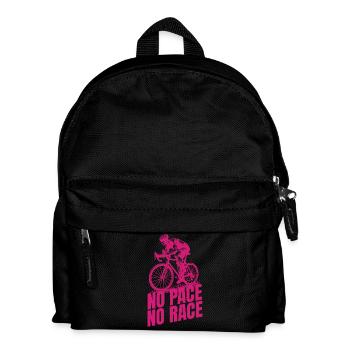 no pace no race - Kids' Backpack - black - Front