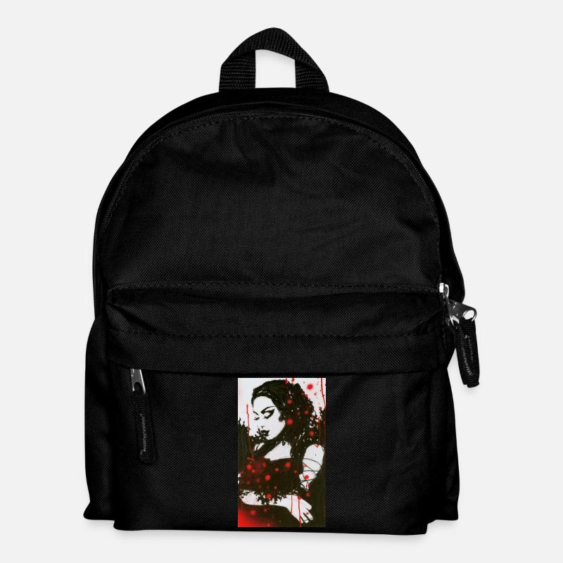 Mona Lisa omikly pop art graffiti pochoir pensée - Sac à dos Enfant - noir
