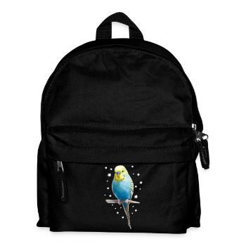 Budgie Stars - Kids' Backpack - black - Front