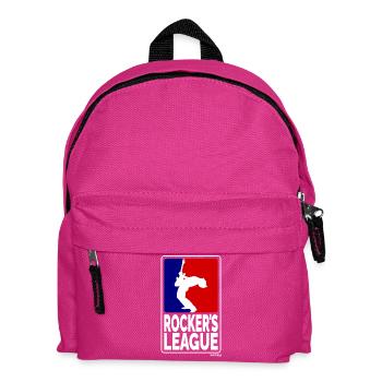 Rockers League, white - Kids' Backpack - fuchsia - Front