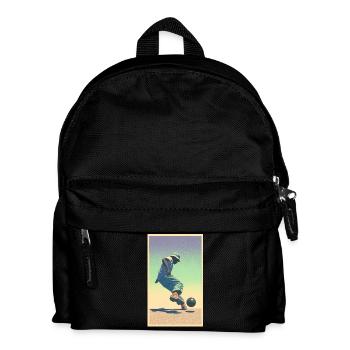 Joueur de football #4 - Sac à dos Enfant - noir - Devant