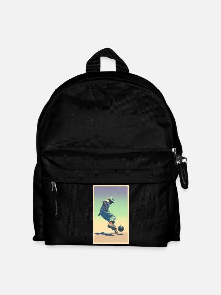 Football player #4 - Kids' Backpack - black