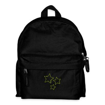 ETOILE. STAR. ETOILES. FÊTE. ANNIVERSAIRE. NOËL. - Sac à dos Enfant - noir - Devant