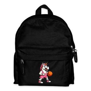 Unicorns Basketball - Kids' Backpack - black - Front