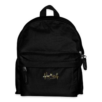Barcelona Skyline Spain Heartbeat Fan Barcelona - Kids' Backpack - black - Front