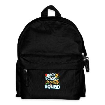 Back To School Cafeteria Squad Proud Lunch Lady - Kids' Backpack - black - Front