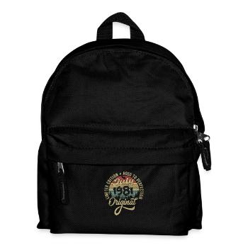 Birthday July 1981 July 1981 July 1981 - Kids' Backpack - black - Front