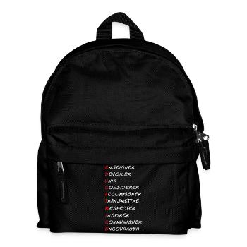 Éducatrice - Sac à dos Enfant - noir - Devant