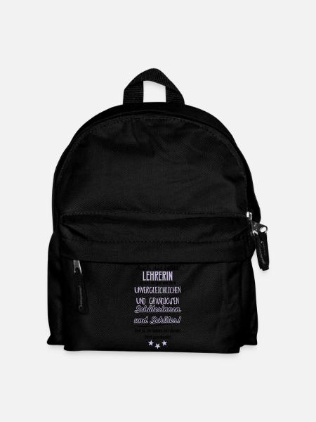 Beste Lehrerin Shirt - Kinder Rucksack - Schwarz