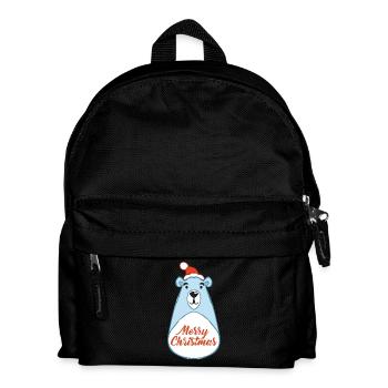Ours de Noël - Sac à dos Enfant - noir - Devant