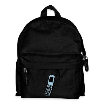 Handy - Kinder Rucksack - Schwarz - Vorne