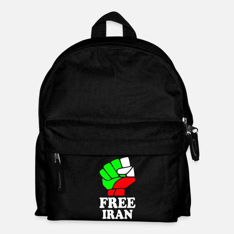 Free iran - Kinder Rucksack - Schwarz