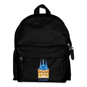 Wernigerode, Rathaus, Fachwerkhaus Ostdeutschland - Kinder Rucksack - Schwarz - Vorne