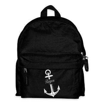 Rügen - Kinder Rucksack - Schwarz - Vorne
