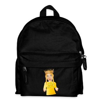 The Beautiful Princess as a Puppet Theater Figure - Kids' Backpack - black - Front