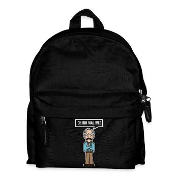 Senior Pensionierung Ruhestand Freiheit Statement - Kinder Rucksack - Schwarz - Vorne