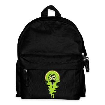 Sunset Kiwi Saft - Kinder Rucksack - Schwarz - Vorne