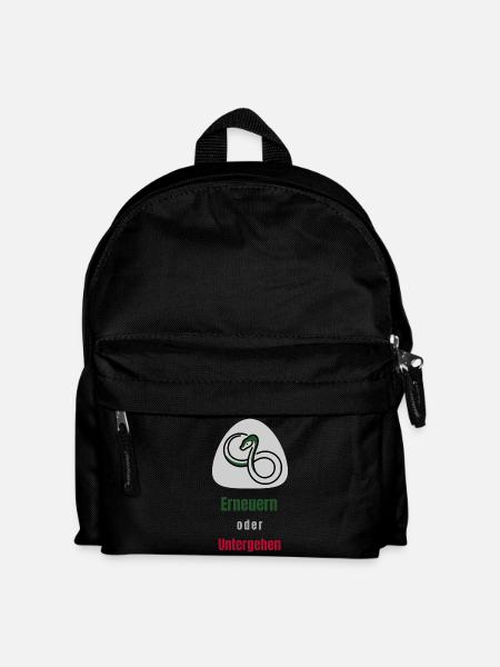 Renew or perish - Kids' Backpack - black