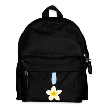 Cicada and Flower - Southern Summer Design - Kids' Backpack - black - Front