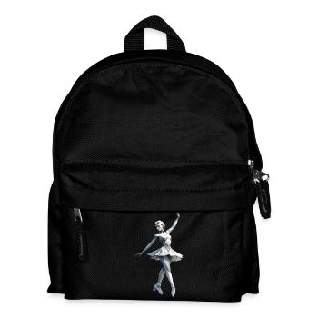 Low Poly Ballerina - Ballet Design - Kids' Backpack - black - Front