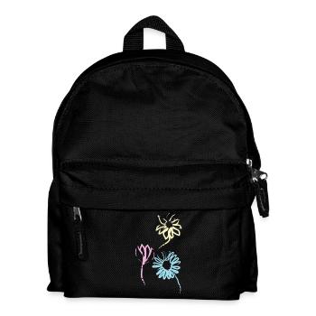 Colorful Flowers of Friendship - Kids' Backpack - black - Front
