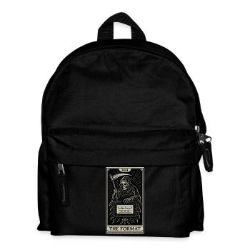 Datahoarding Tarot: Tod des Formats - Kinder Rucksack - Schwarz - Vorne